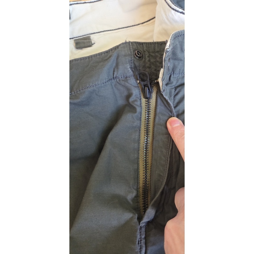 Relwen Charcoal Grey Flyweight Flex Chino Pant Cotton Spandex Zip Snap Fly 30 - Picture 7 of 11